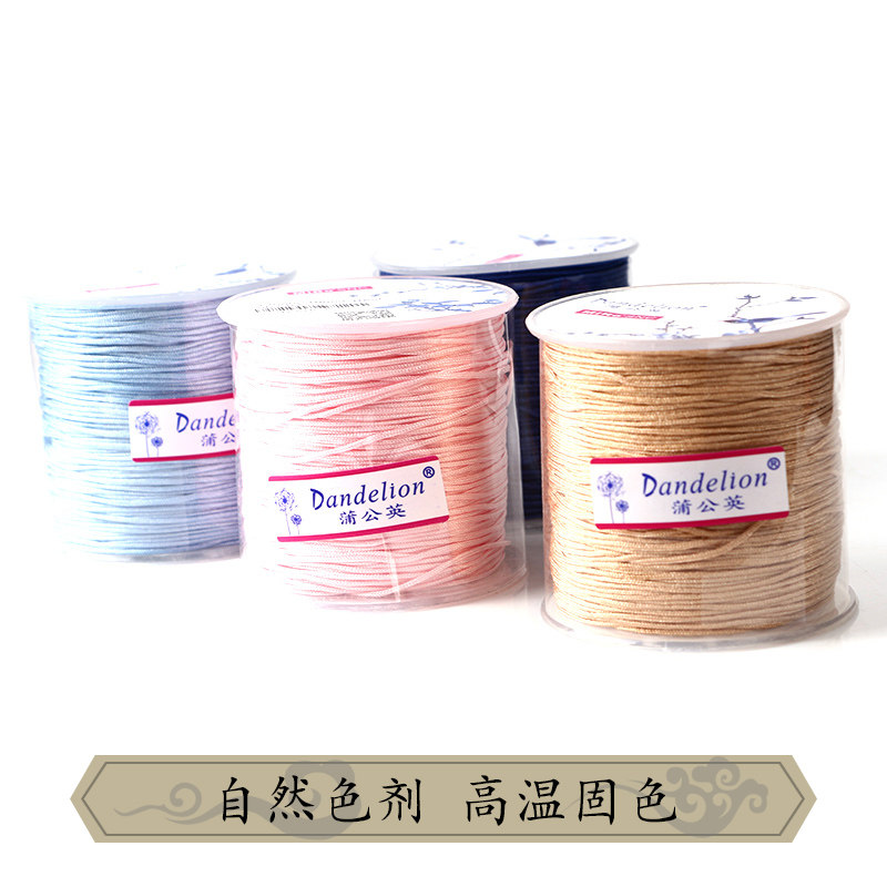 HANDMADE HAND BRACELET BRAIDED LINE DANDELION 72 JADE LINE RED ROPE BRACELET LINE NON-ELASTIC HANDMADE COLOR LINE FOR MEN AND WOMEN