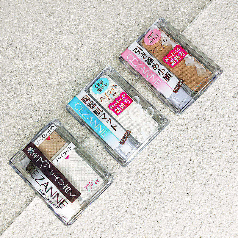 保税！日本Cezanne倩丽双色鼻影高光修容粉立体V脸阴影粉修饰轮廓