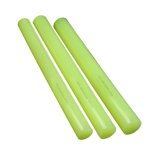 高耐磨90度PU高硬度聚氨酯棒牛筋胶棒耐油弹力优力胶棒空心棒切割