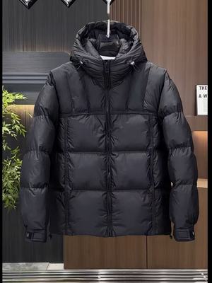 2025新款羽绒服男款冬季高级感加厚高充绒量袄子短款潮牌帅气外套