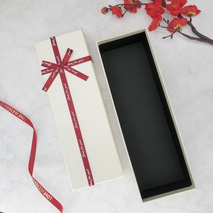 红色礼物盒高级感礼盒空盒礼品盒雨伞水杯包装盒长方形长条可定制