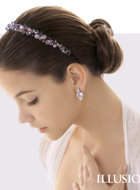 【特清不退换】银河奥晶手工发箍气质女百搭头饰发卡头箍压发头饰