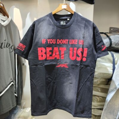 手机实拍 2025夏季新款美式小众潮牌地狱之前洗水做旧男女短袖T恤