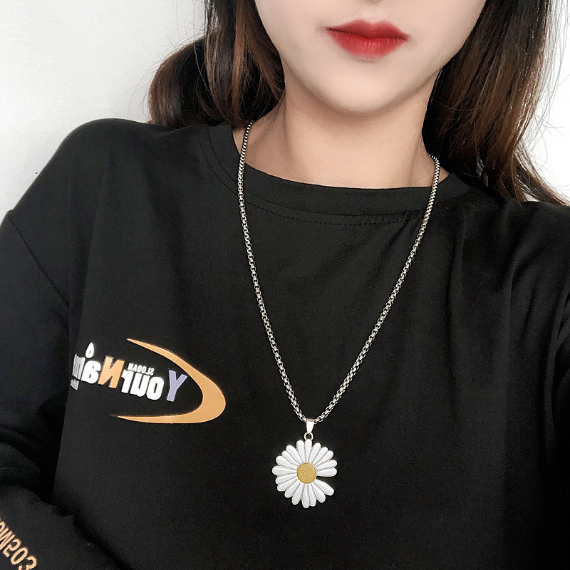 权志龙gd同款小雏菊男女ins项链