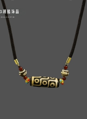 2025新款本命年复古藏式天珠项链
