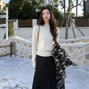 圆领羊绒衫 理想国 100山羊绒 Cashmere MY6449 康赛妮Baby