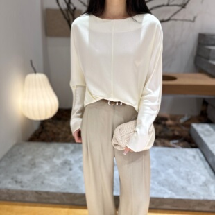 桑蚕丝T恤 云光如水 宽松小衫 蝙蝠袖 MY6786 33姆米真丝素绉缎