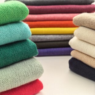 年终羊绒专场丨100山羊绒丨19色大尺寸纯色针织围巾-MY6709