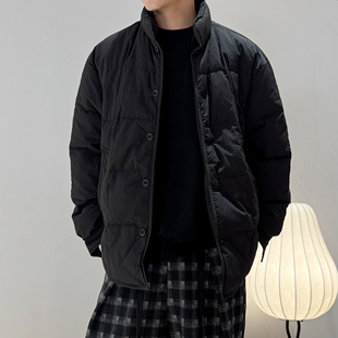 极简秋冬帅气宽松保暖外套 90白鸭绒 羽绒服 日式 MY6452 男士