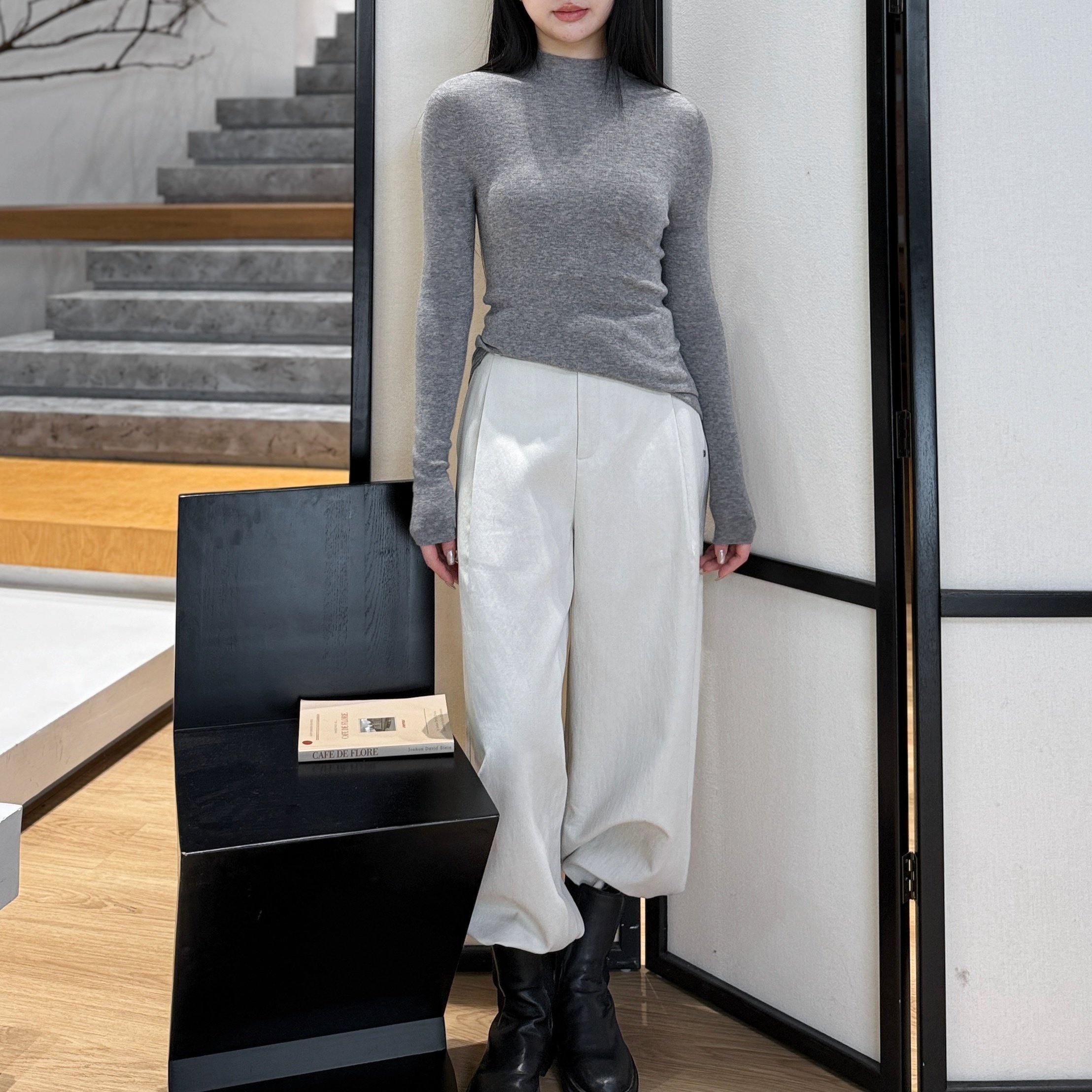 精纺可机洗真丝羊绒丨岛精无缝一线成衣半高领打底衫-MY6552,女装/女士精品,羊绒衫,淘宝优惠券,粉丝福利购,淘宝优惠卷