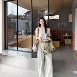 120支长绢真丝宽松直筒T恤 100桑蚕丝 MY6790 轻松生活·短袖