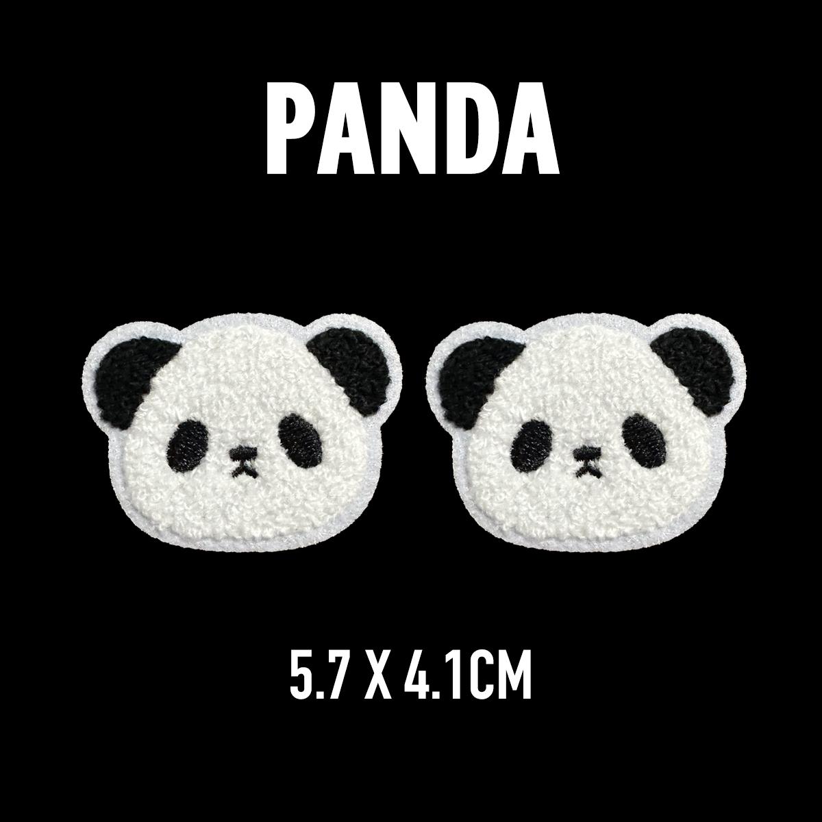 刺绣贴国宝熊猫熨烫款送针线