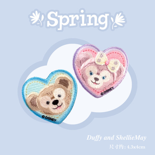 喵小物达菲雪莉玫刺绣贴送针线