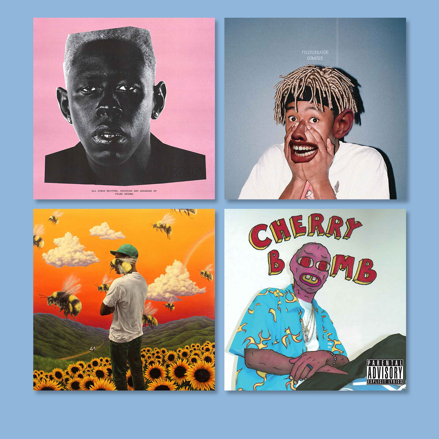 Tyler The Creator专辑封面海报欧美说唱嘻哈歌手酒吧墙贴装饰画