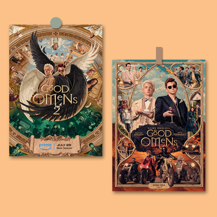 Good 饰画拍照道具卡片周边 Omens好兆头电影海报宿舍墙贴卧室装