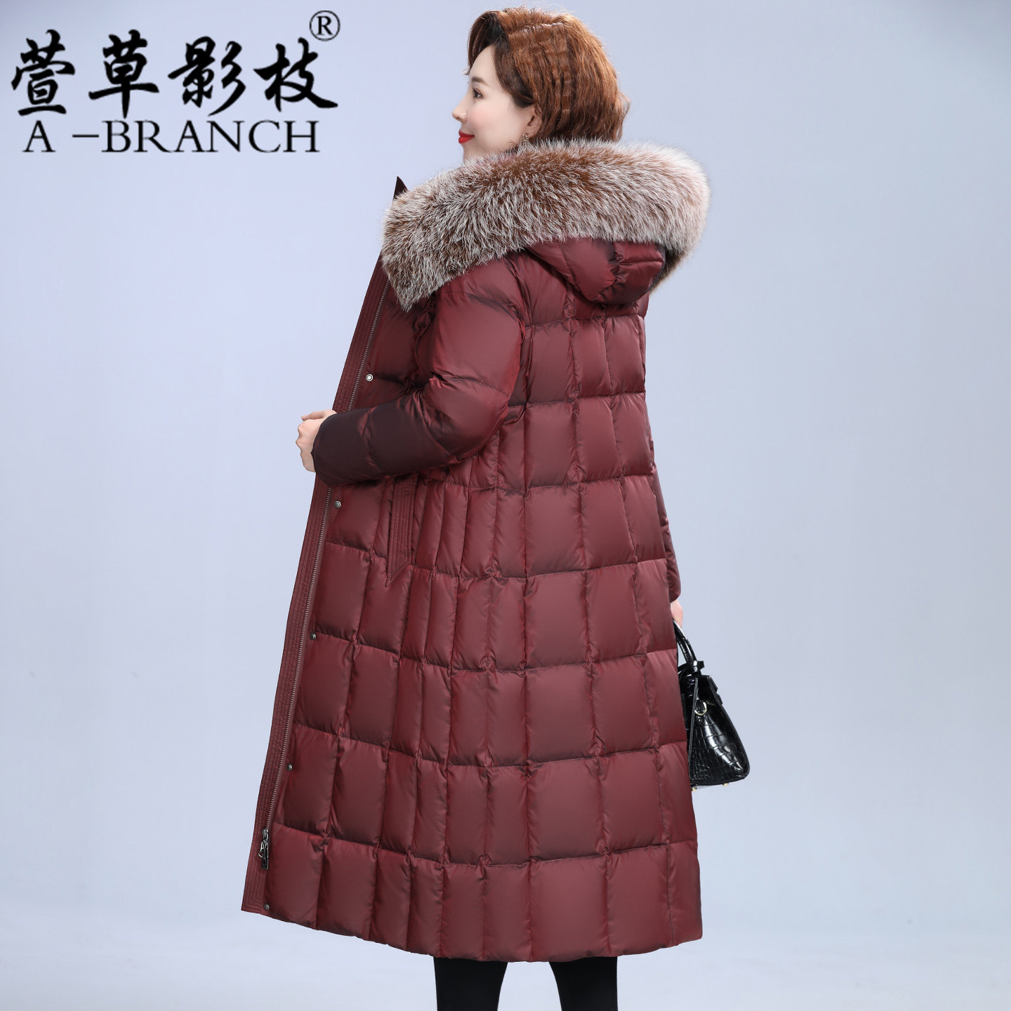 中年妈妈冬季羽绒服女洋气过膝2025加厚狐狸大毛领中老年冬装外套,女装/女士精品,中老年女装,淘宝优惠券,粉丝福利购,淘宝优惠卷