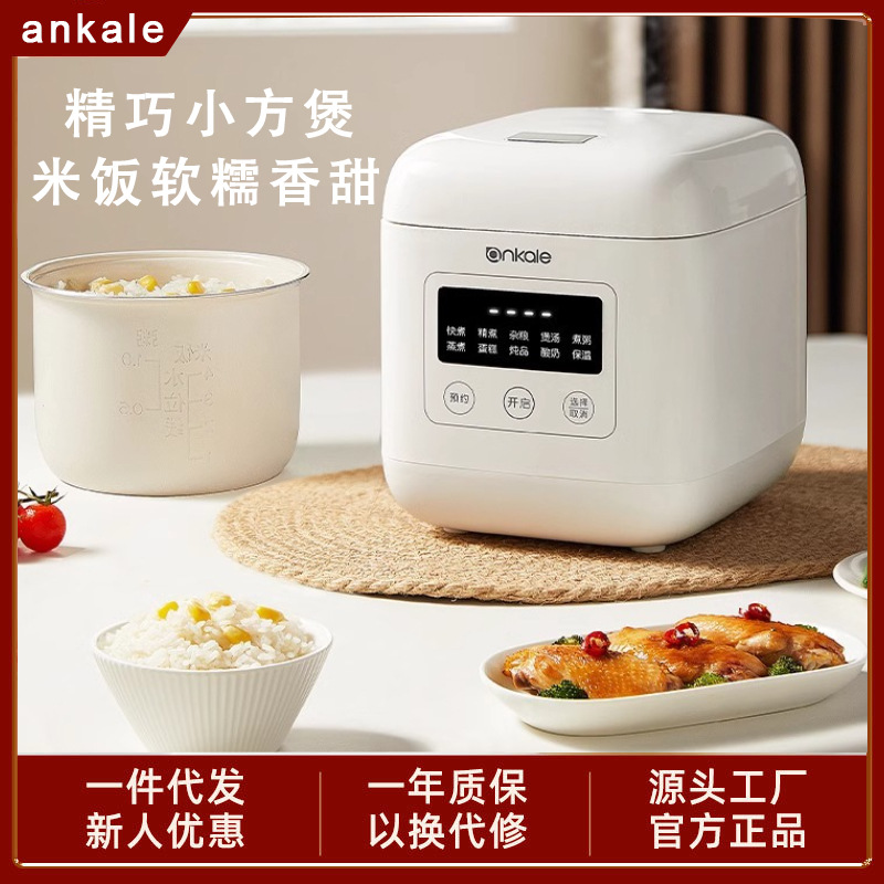 迷你精巧电饭煲用多功能mini小电饭锅1.2L预约煮饭1一2人