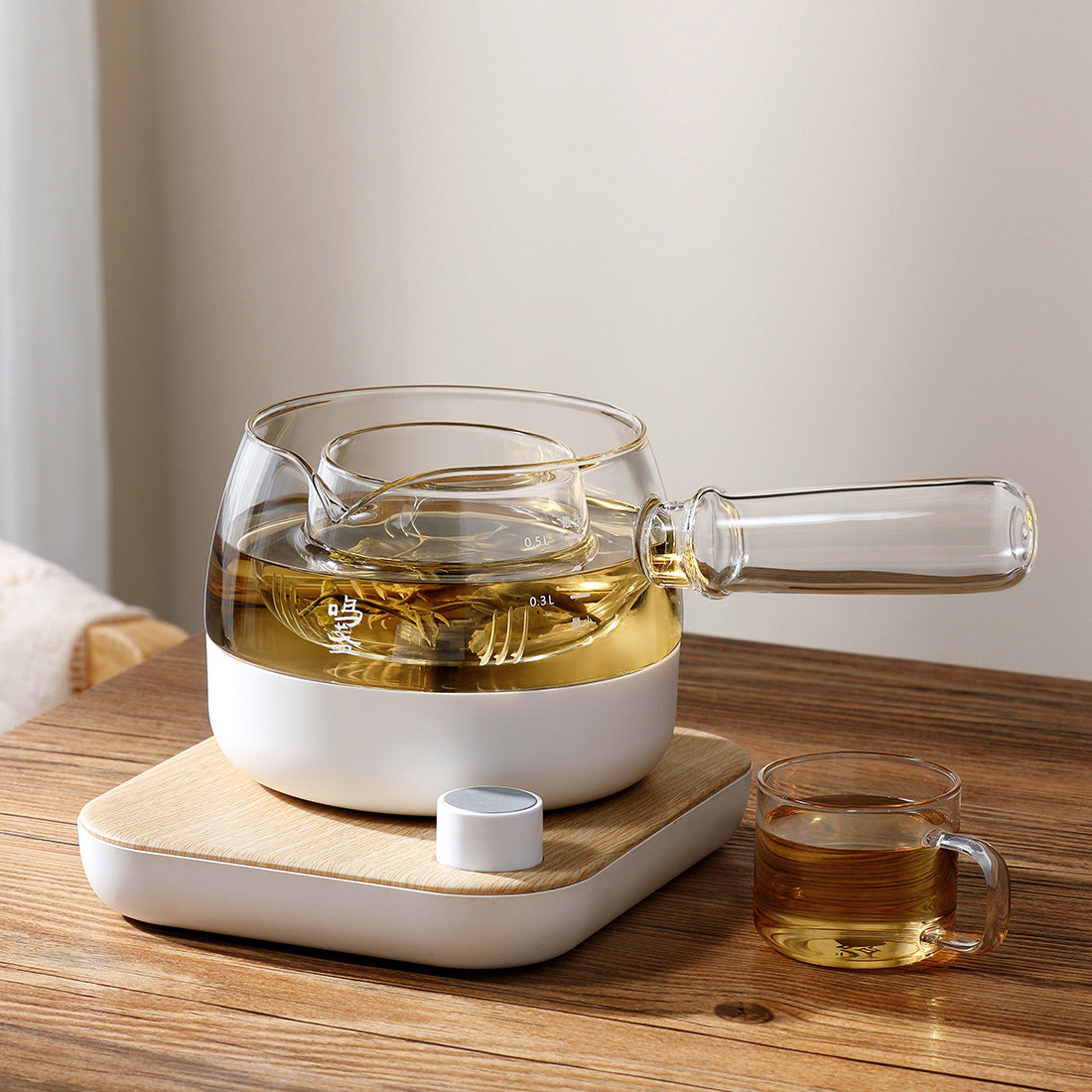 鸣盏煮茶器多功能迷你养生壶办公室小型煮茶炉家用黑茶白茶煮茶壶