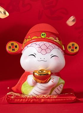 装饰卡通桌面摆件工艺品陶瓷国潮