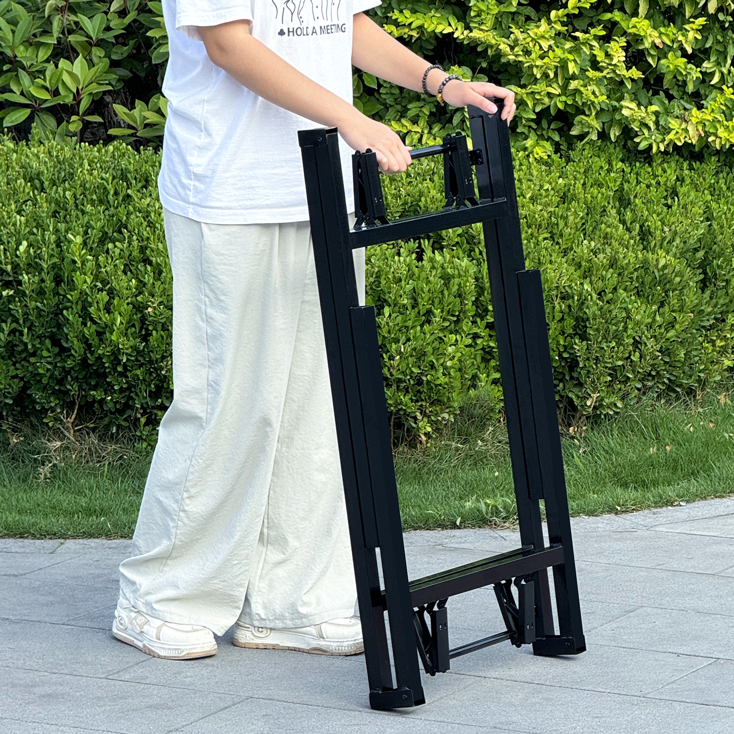 柔通桌子腿支撑架可折叠省空间