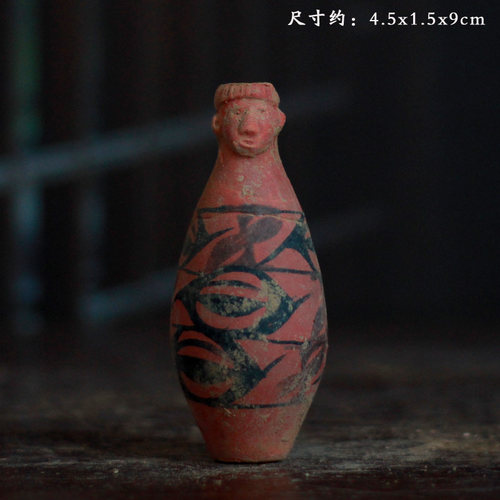 仿古做旧陶器迷你手把件文创礼品