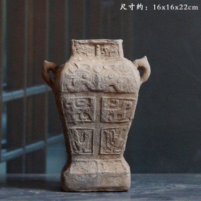 汉代仿古陶器陶罐大汶口文化仰韶文化古玩收藏艺术品老物件复制物