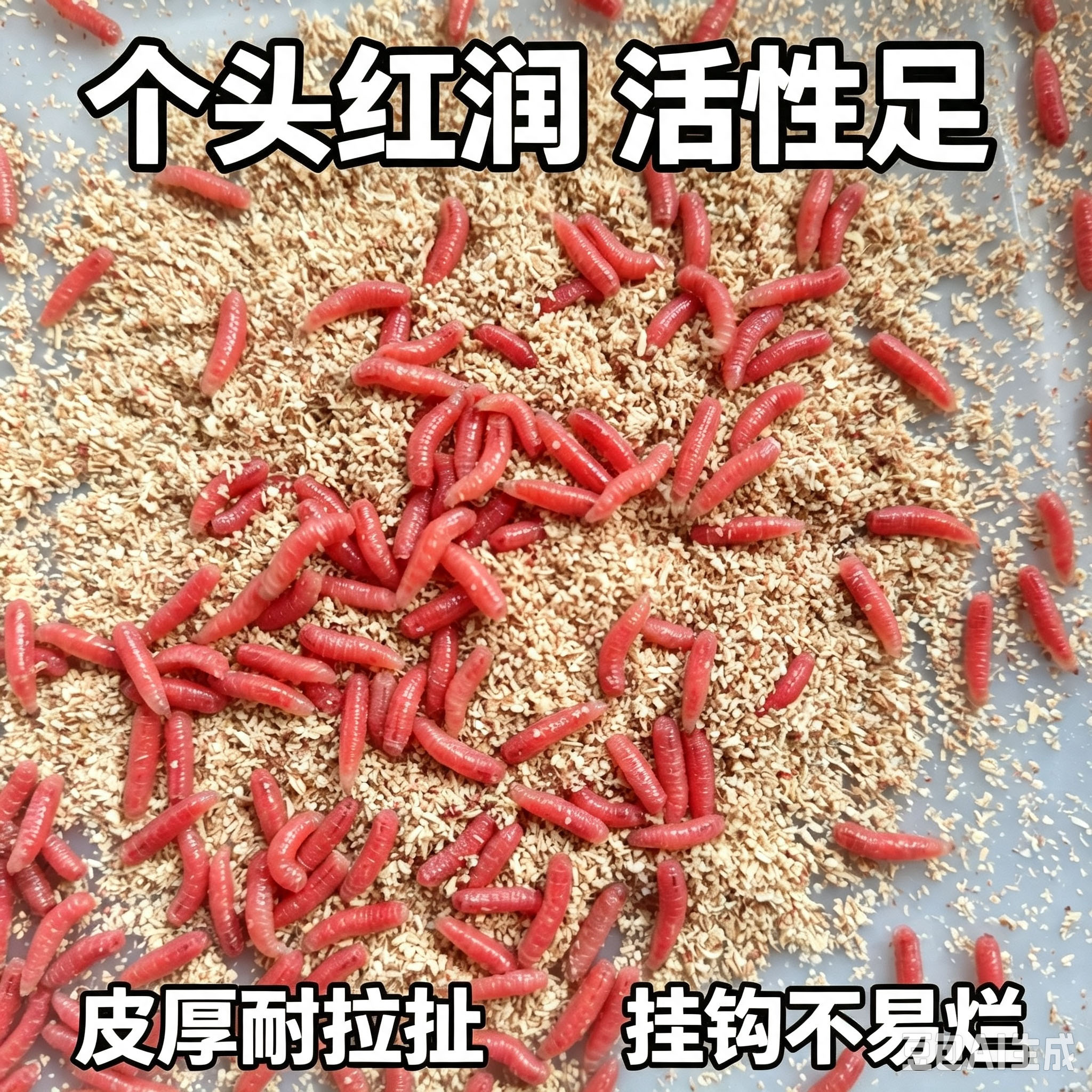 垂钓红蛆活饵野钓溪流钓不脏手
