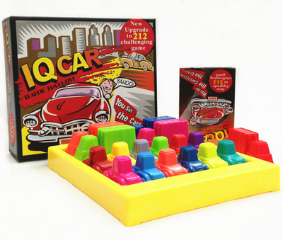 儿童益智力玩具 赛车突围212关IQ CAR卡片式拦截小红车幼儿园桌游