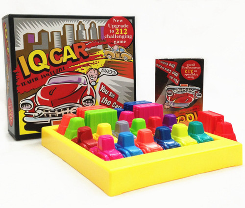 儿童益智力玩具 赛车突围212关IQ CAR卡片式拦截小红车幼儿园桌游