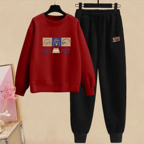 韩版长袖卫衣哈伦裤时尚套装