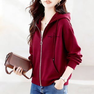 宽松潮流ins休闲开衫 韩版 上衣潮 卫衣女秋季 外贸出口清仓连帽长袖
