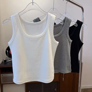 背心 阿克苏棉混莱赛尔纤维软糯高弹修身 柳条儿