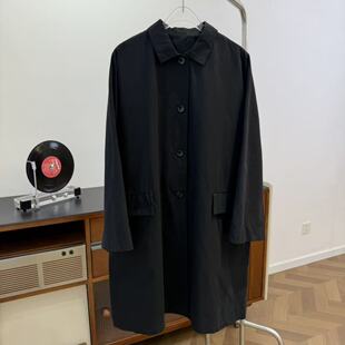 风衣纯棉表内里宾霸铜氨丝VTT308 row风极简廓型中长款 柳条儿