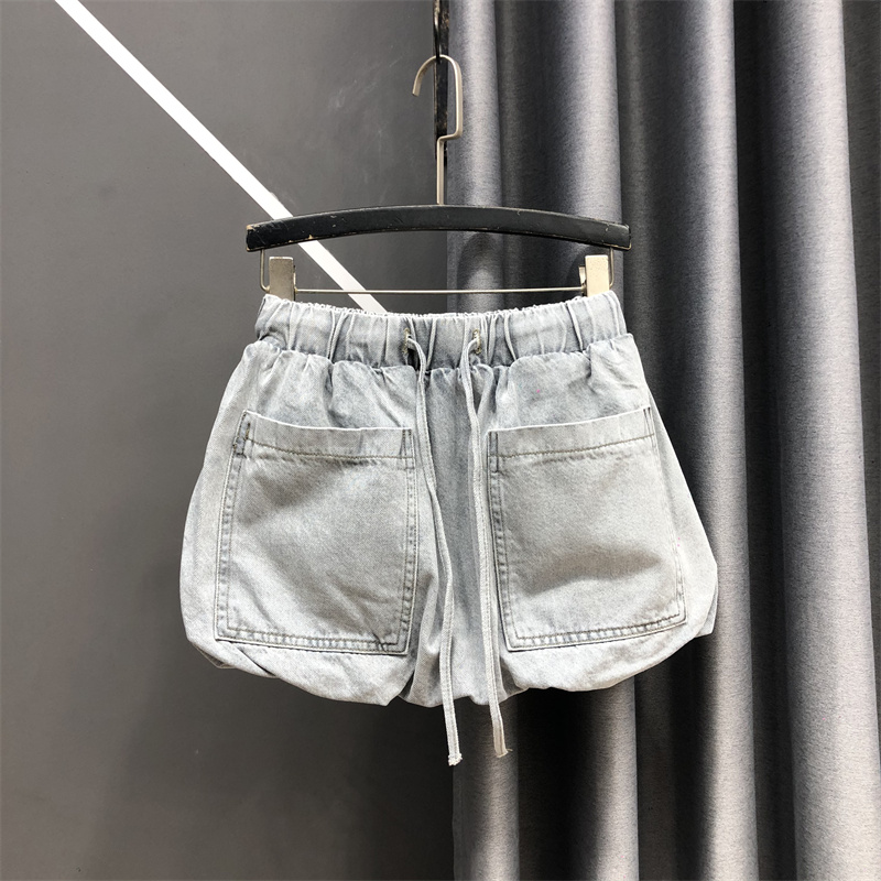 25年秋新款韩版减龄花苞牛仔短裙