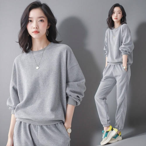 可外穿高级感睡衣女春秋款2025新款纯棉大码胖mm家居服秋冬款套装