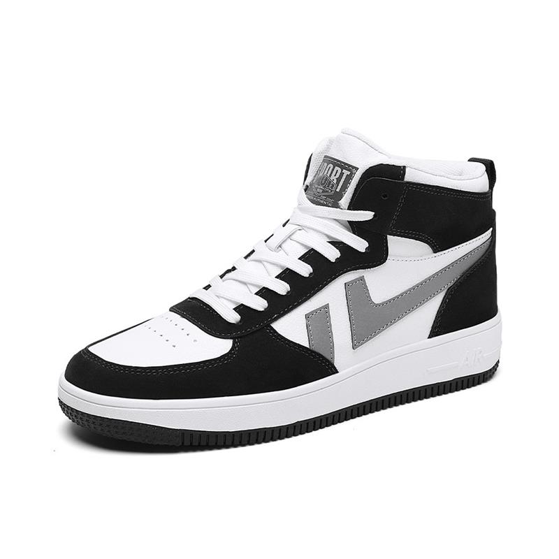 大码45码男鞋2025新款46休闲运动夏季透气47男士高帮鞋子男款板鞋