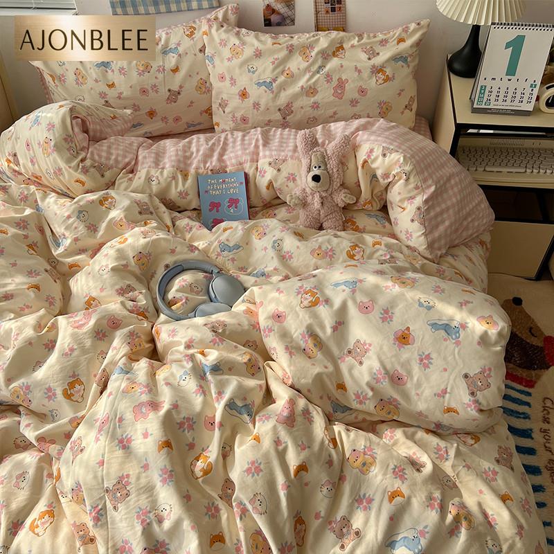 A类床上用品四件套纯棉全棉2025新款床单被套被罩学生宿舍三件套4