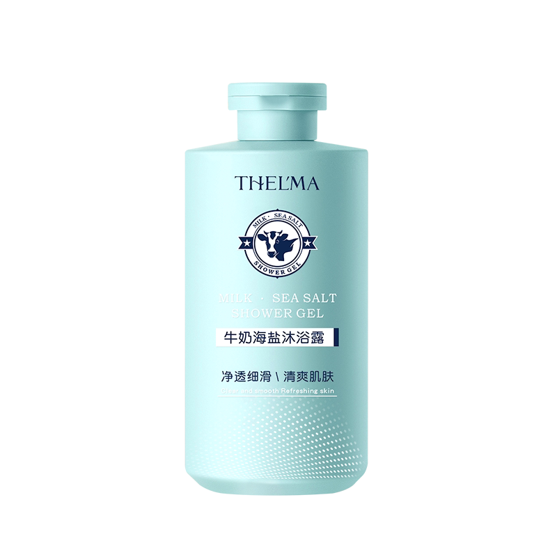 爱茜玛牛奶海盐沐浴露补水保湿