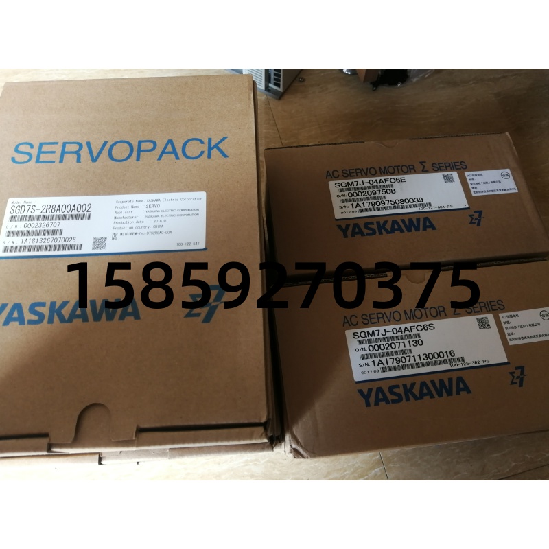 SGM7J-02AFC6S SGD7S-1R6A00A 全新原装安川伺服 可单卖