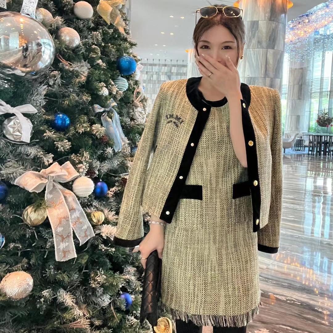 两件套裙套装2025新款春秋款