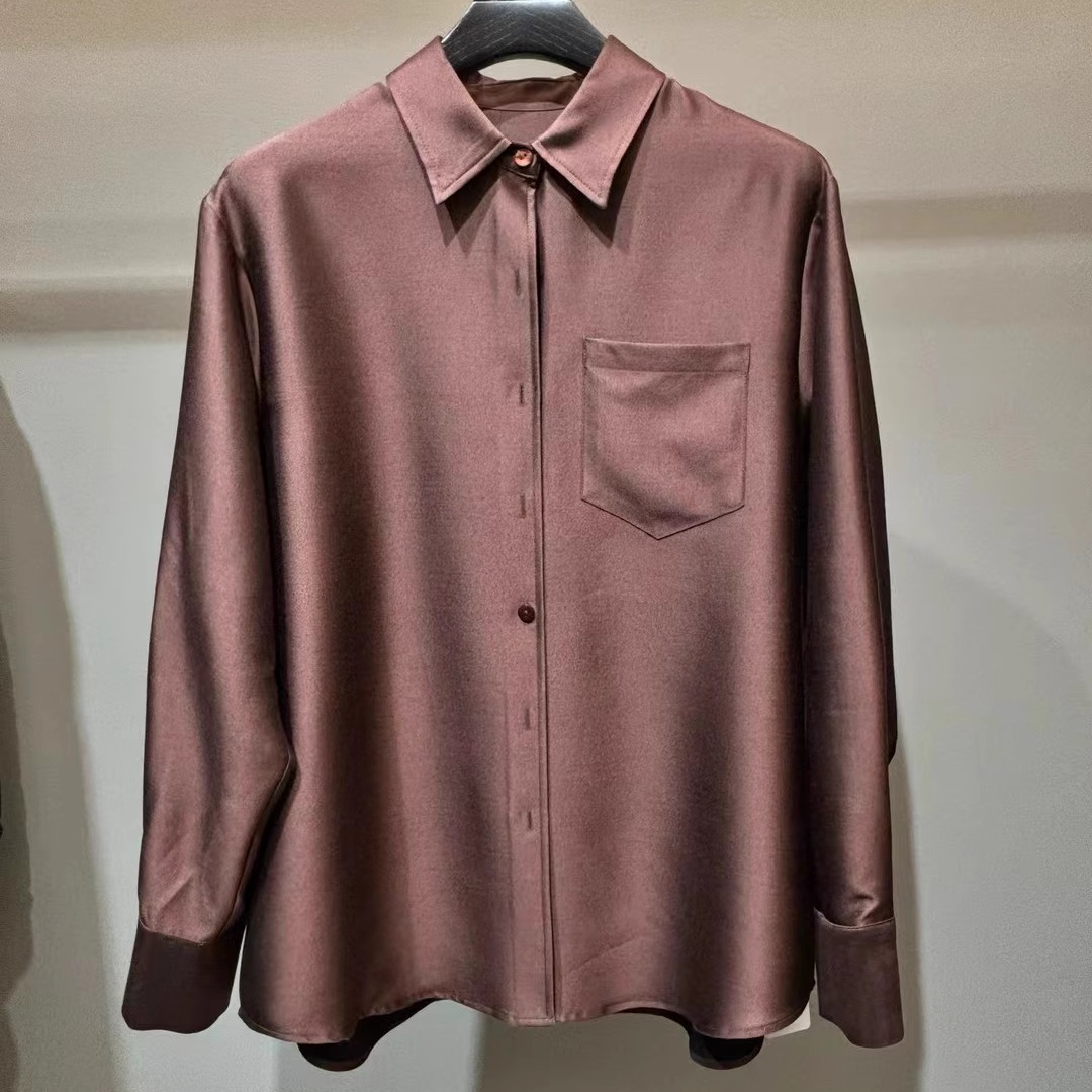 宽松时尚单排扣长袖丝毛