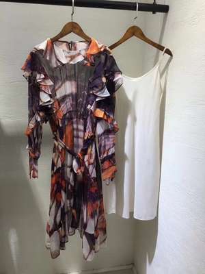 新款真丝两件套连衣裙 高端优雅气质 热卖