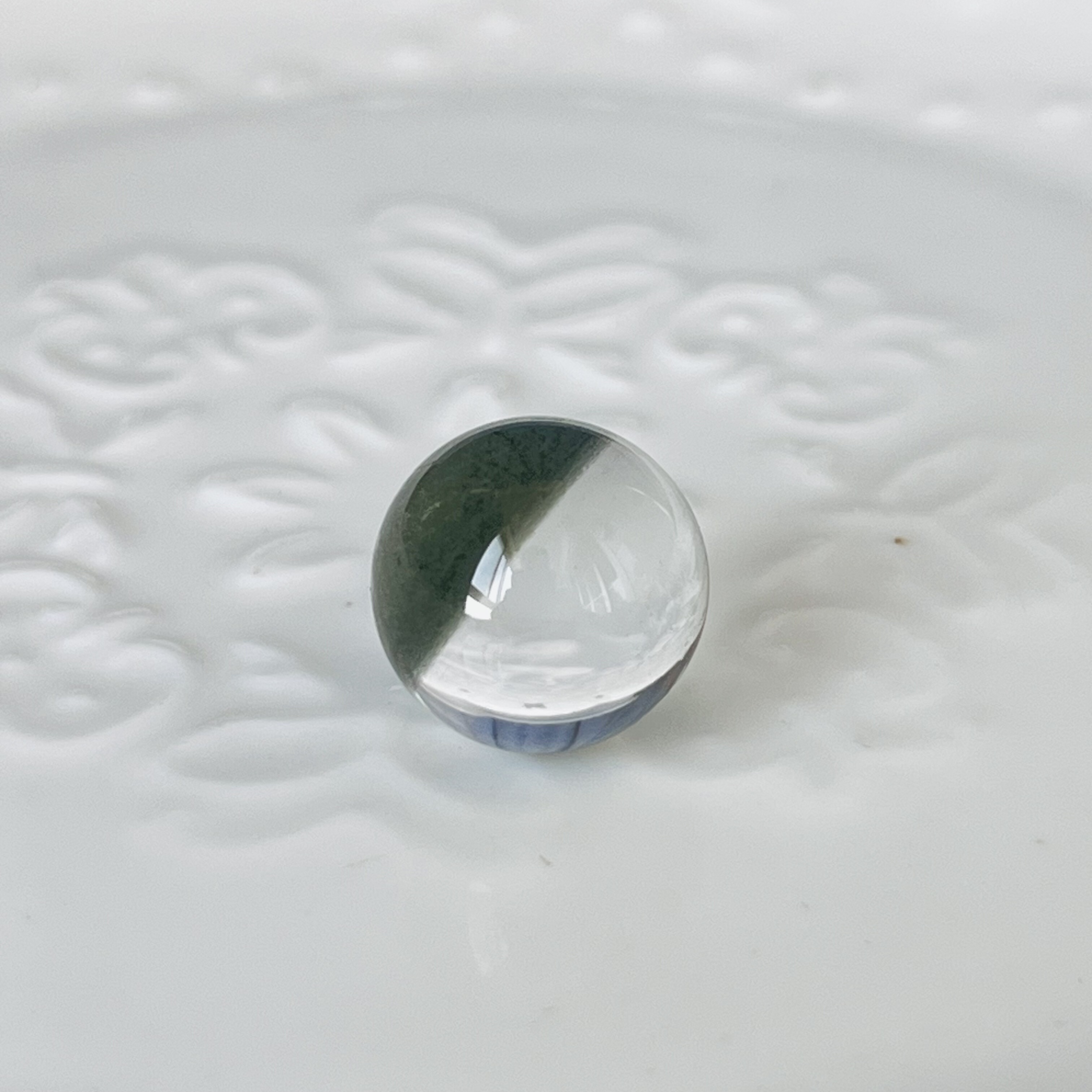 超美全品，无绵无裂（不带一点红皮）绝美绿幽灵聚宝盆单珠，13mm