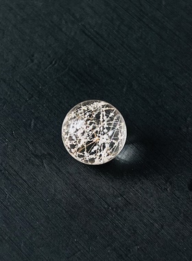 全美雪花发单珠，无绵无裂，（现在雪霜发少之又少）10.9mm