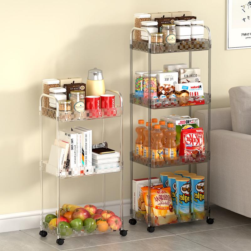 化妆品多功能落地浴室储物架书架