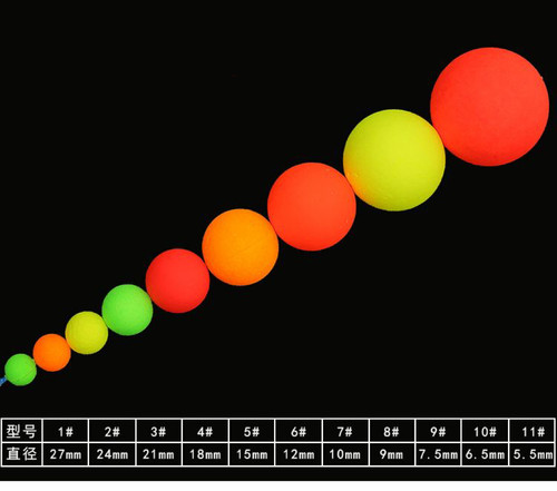鱼漂醒目豆超轻泡沫放大近视加粗
