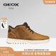 休闲鞋 GEOX杰欧适2025秋冬男鞋 舒适百搭高帮黑色运动时尚