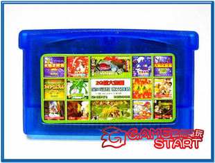 GBA游戏合卡 火焰纹章 封印+烈火之剑+圣魔之光石 铸剑物语魂斗罗