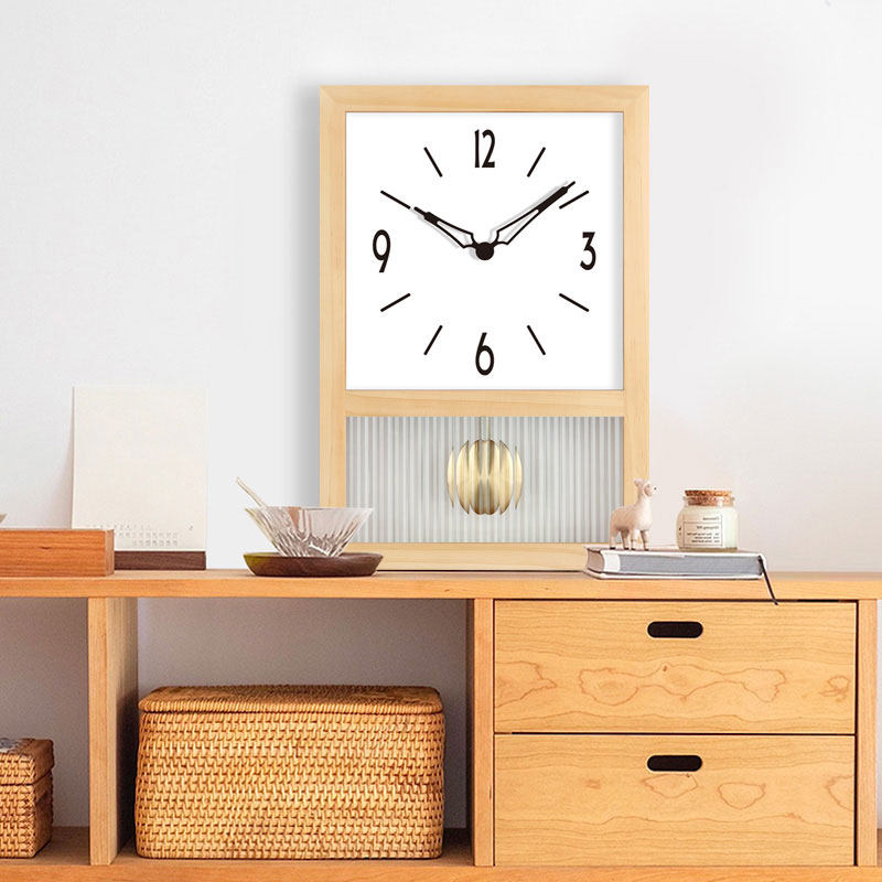 客厅钟表摩门木复古日式