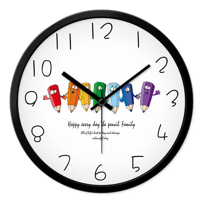 摩门卡通儿童房创意风电子时钟